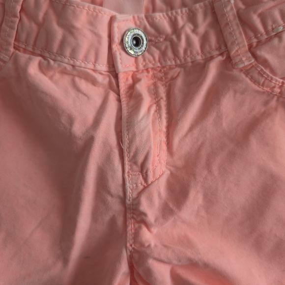 Gymboree Girls Cotton Coral Shorts Size 6 - Picture 2 of 9